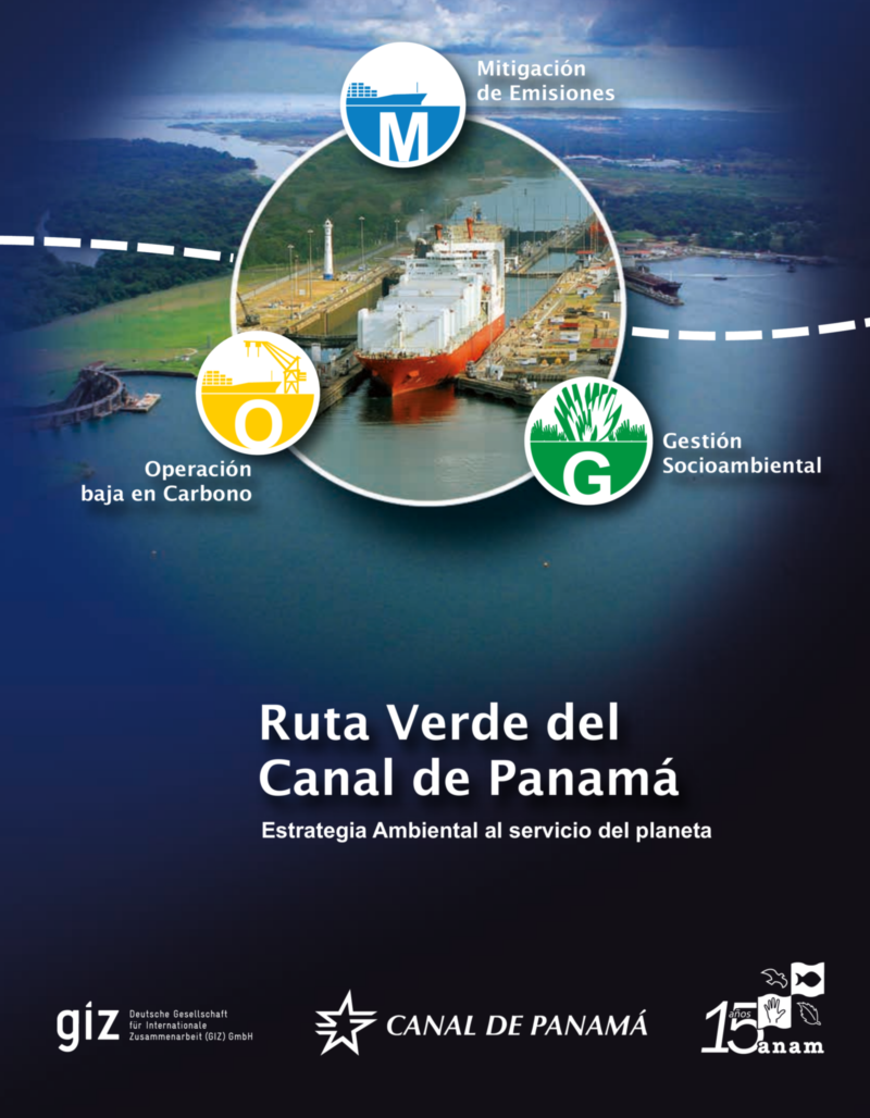 Tríptico ruta verde Canal de Panamá