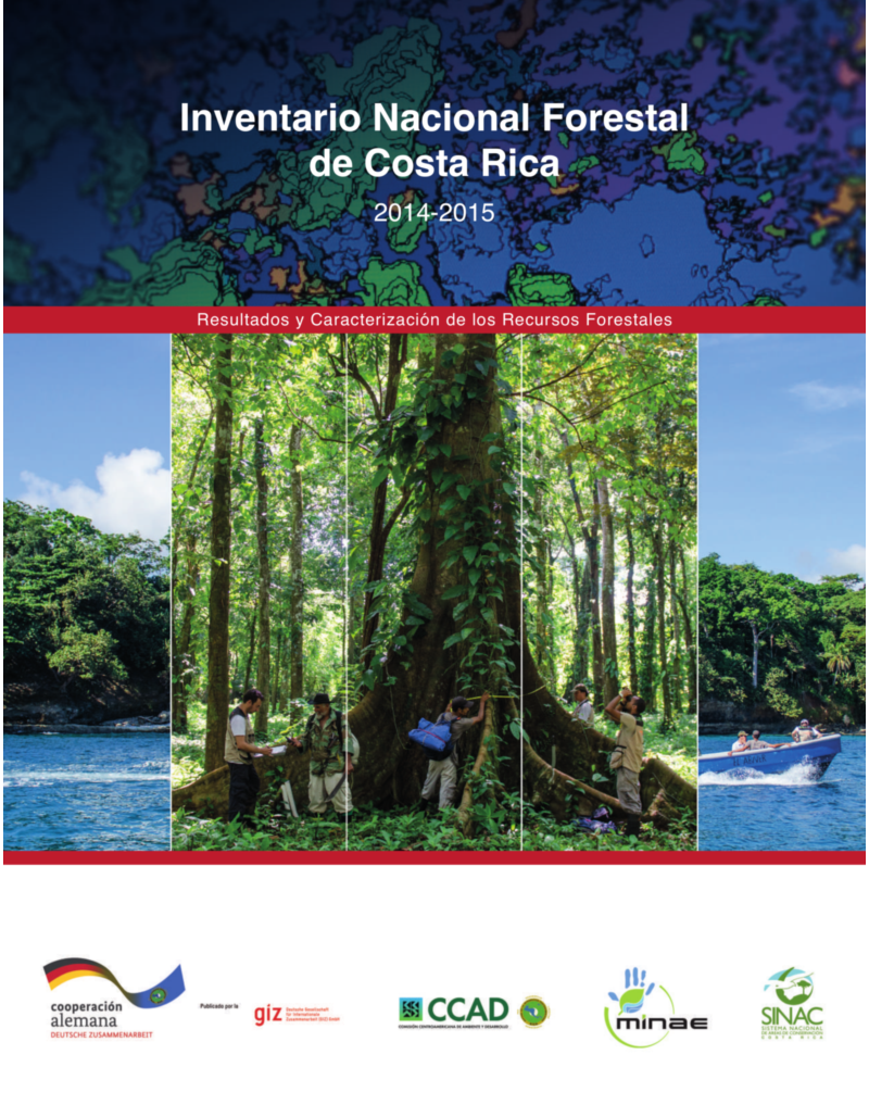 Libro Inventario Forestal Nacional de Costa Rica