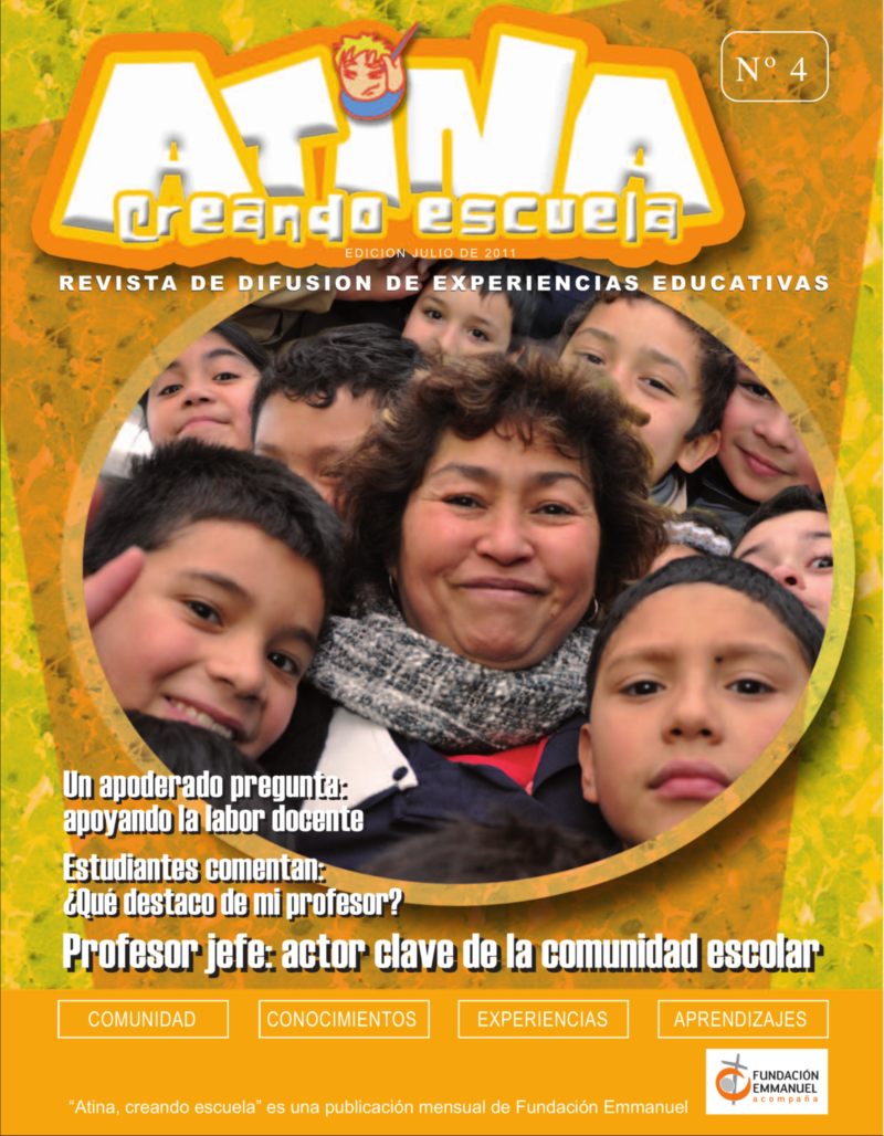 Revista Atina, creando escuela, número 4