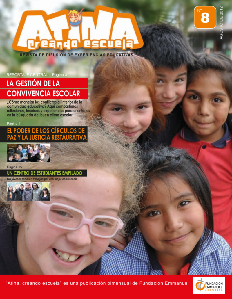 Revista Atina, creando escuela, número 8